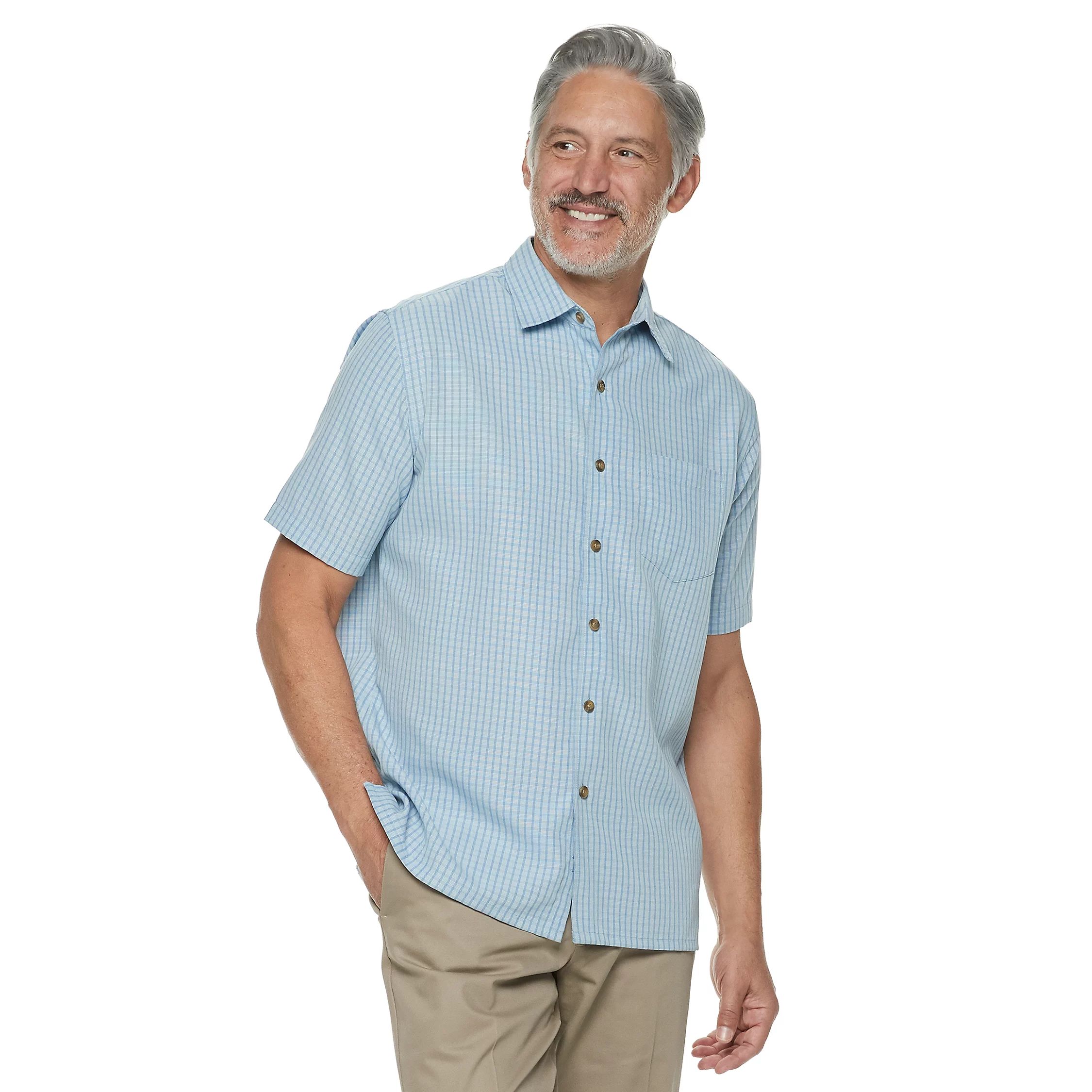 Men's Croft & Barrow® Classic-Fit Microfiber Button-Down Shirt | Kohl's