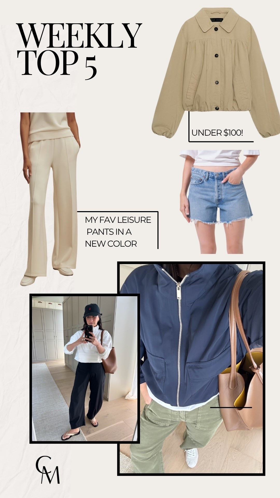 Weekly bestsellers. Weekly top 5. 

AGOLDE Parker long shorts 25
Zara balloon jacket small 
Zara windbreaker xs
Zella windbreaker xs
Varley wide-leg pants (I have the xs and small- go true to size)

Petite style, mom style

#LTKmomlife #LTKPetite #LTKSeasonal