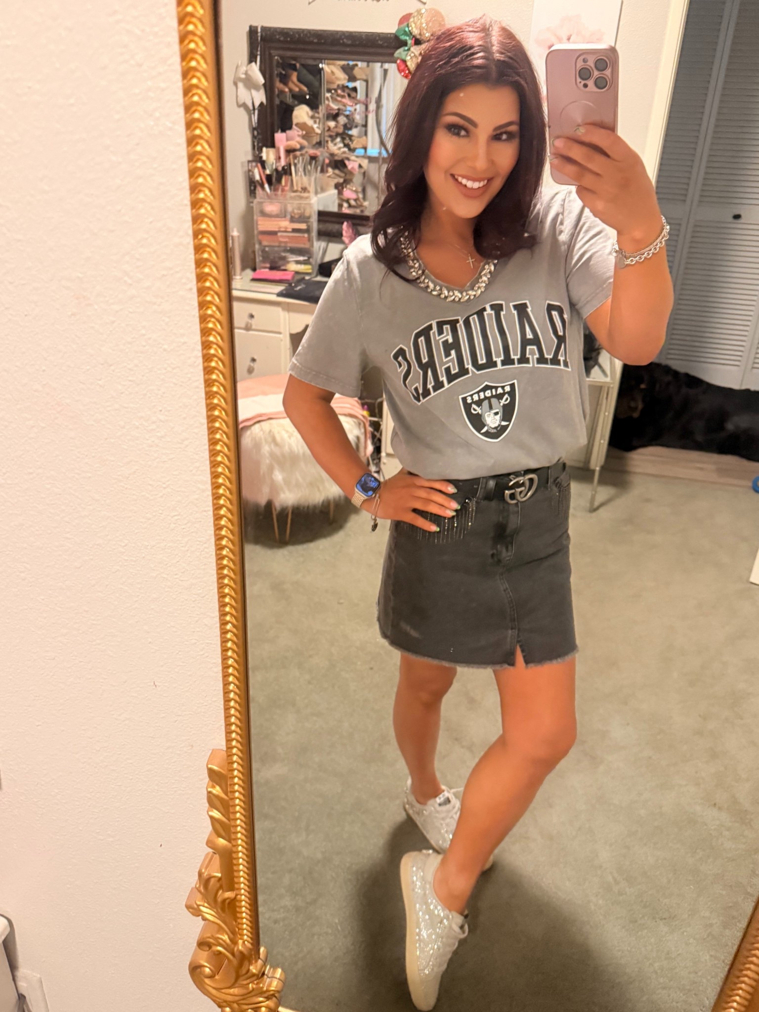 Raider Game Day Outfit 🖤🩶

#LTKU #LTKPetite #LTKootd