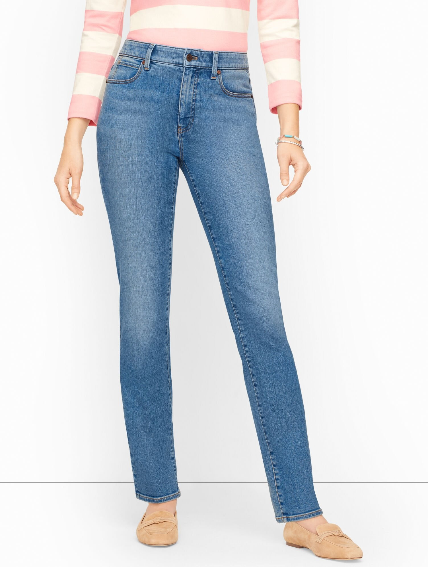Straight Leg Jeans - Vista Wash | Talbots