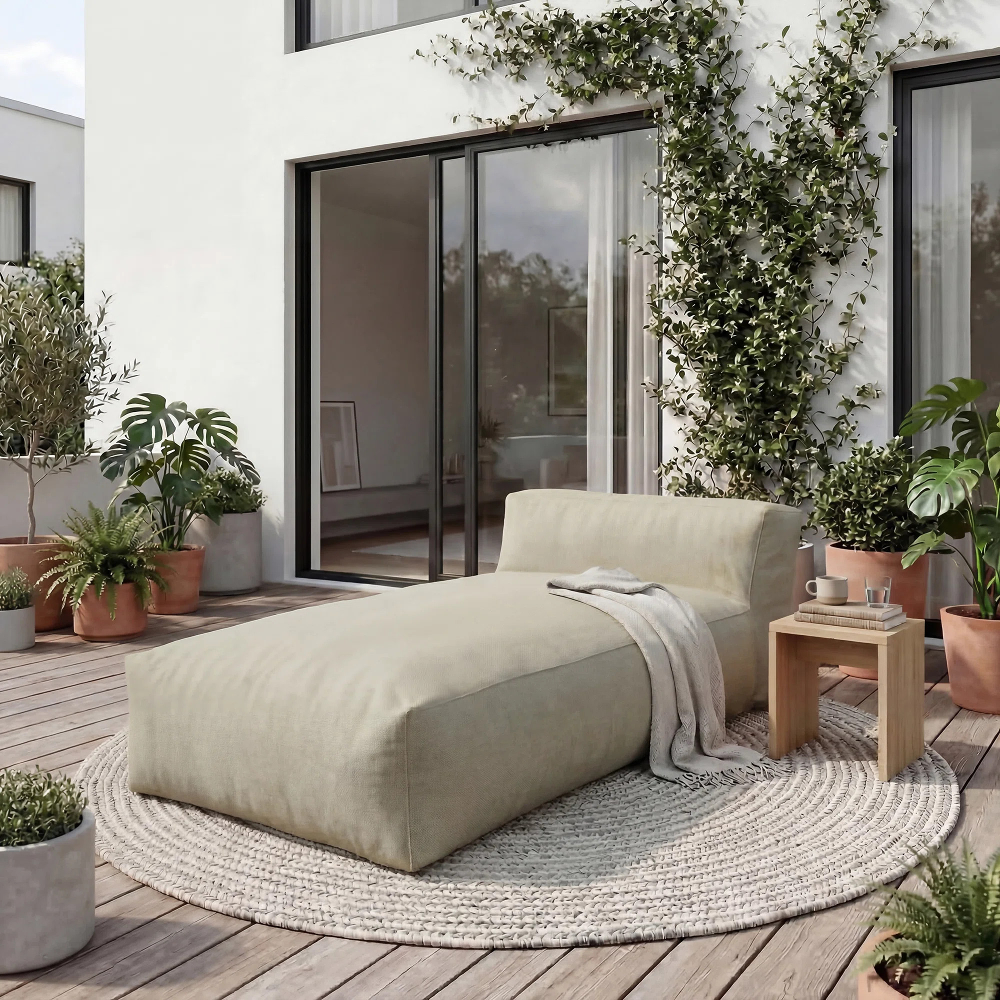 Outdoor Chaise Lounge Chair Patio Lounge Sofa | Wayfair North America