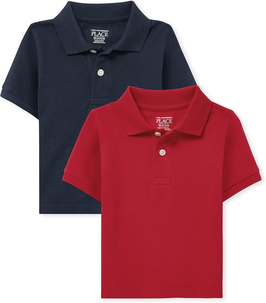 The Children's Place Baby and Toddler Boys Short Sleeve Polo Shirt | Amazon (US)