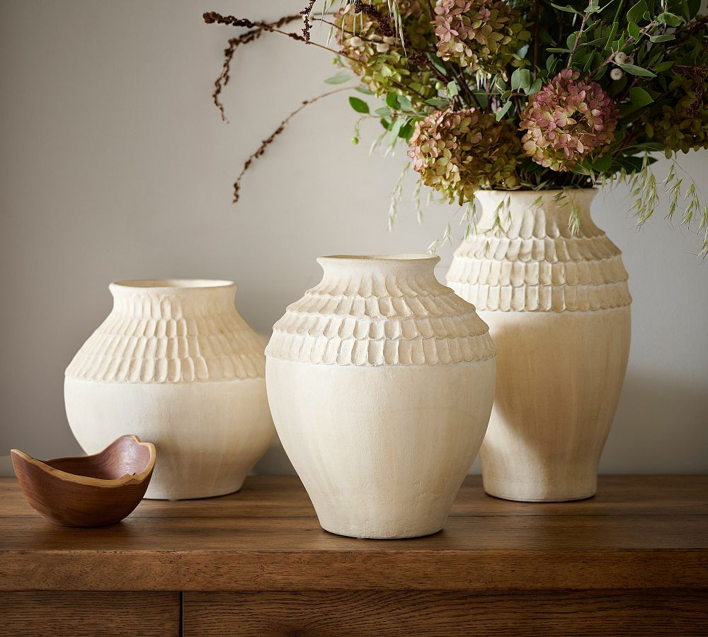 Ceramic Petal Vase Collection | Pottery Barn (US)