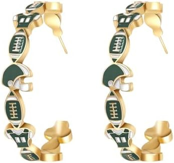 Game Day Earrings for Women (Heavy) Football Earrings for Mom Fashion Football Mom Sports Jewelry... | Amazon (US)