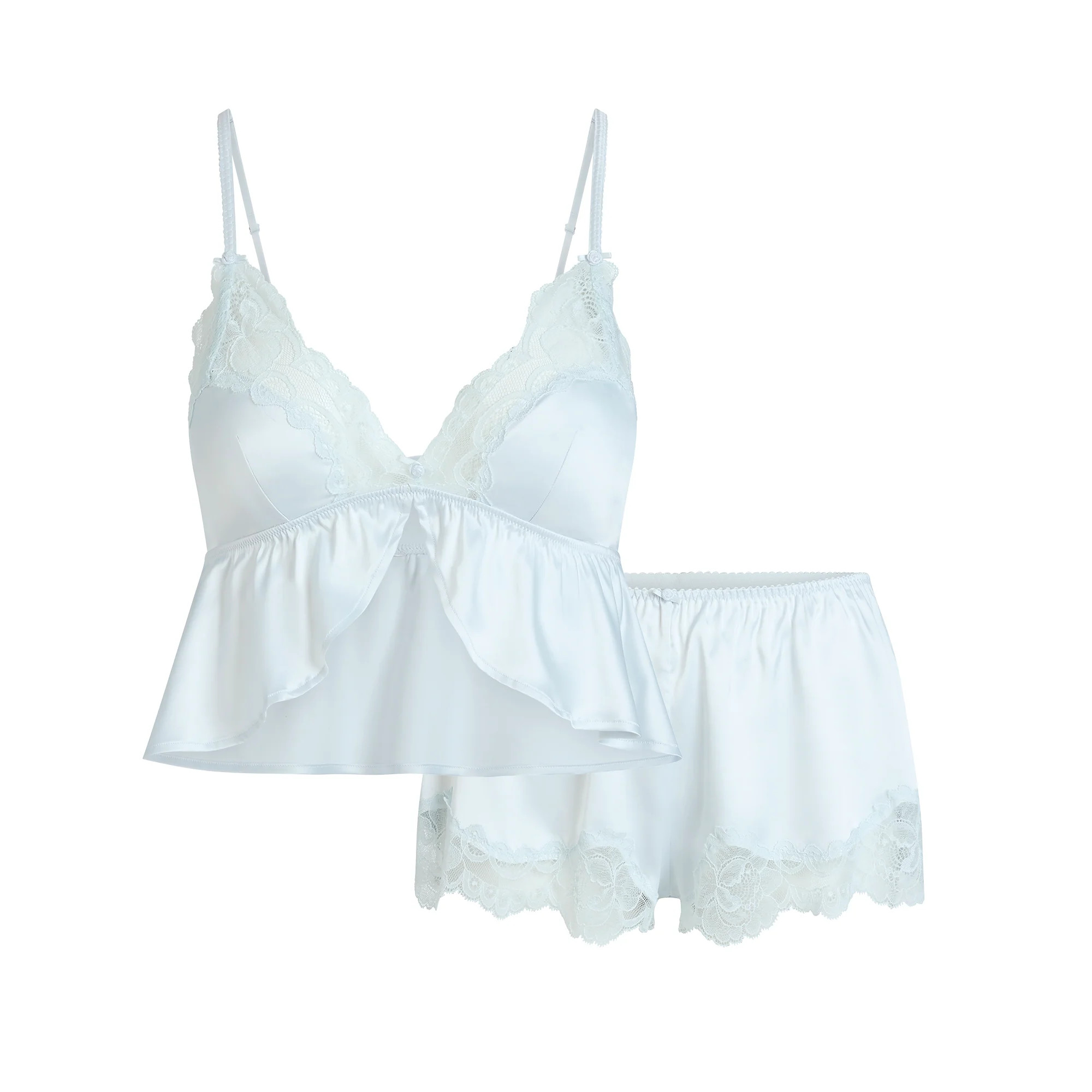 LACE BABYDOLL AND SHORT SET | SKIMS (US)