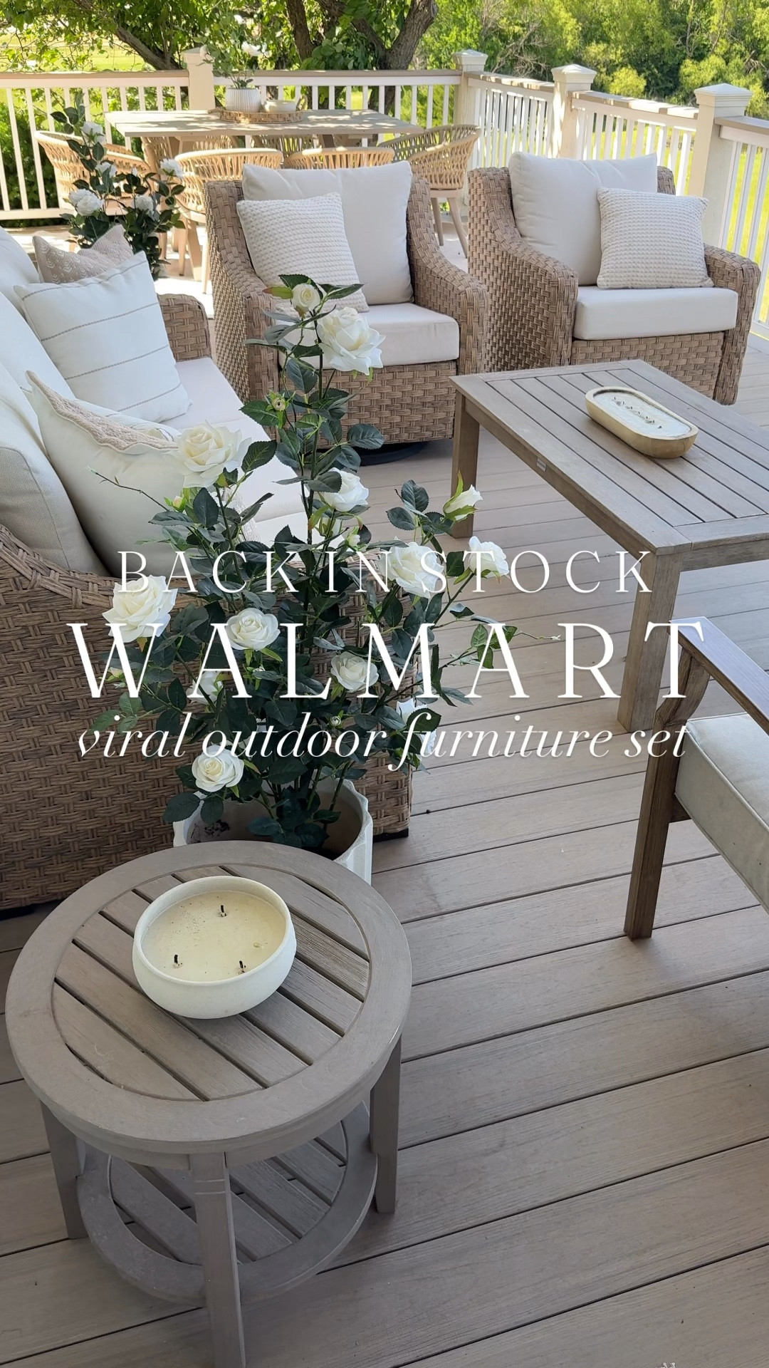 The viral outdoor furniture set with every penny! 

#LTKHome #LTKSaleAlert