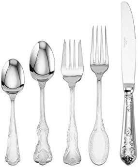 Wallace Hotel 20-Piece 18/10 Stainless Steel Flatware Set, Service for 4 | Amazon (US)