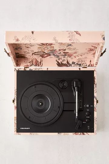 Crosley Floral Voyager Bluetooth Record Player | Urban Outfitters (US and RoW)