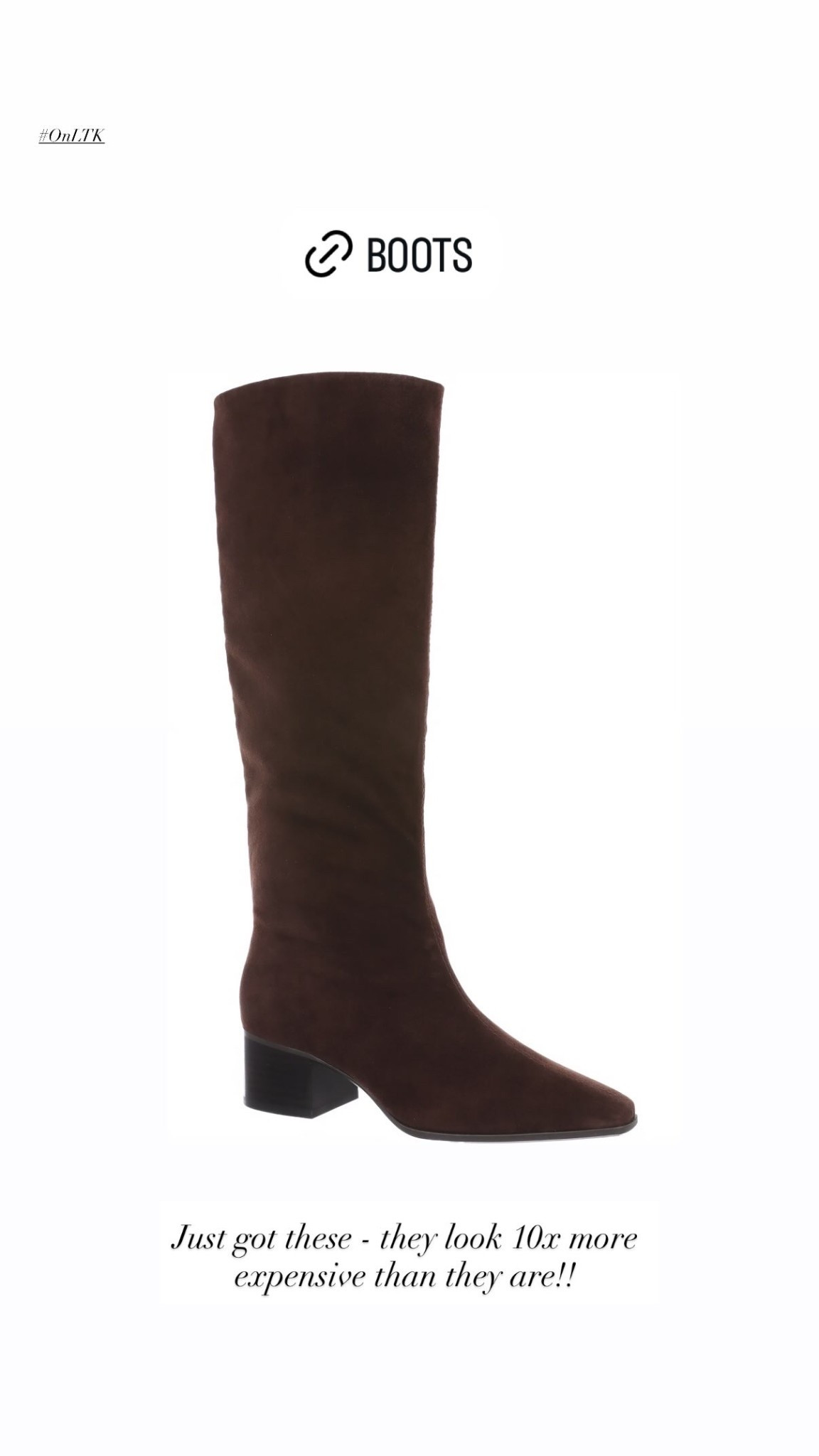 Just got these brown fall boots - they look 10x more expensive than they are!!

#LTKSeasonal #LTKstorytime