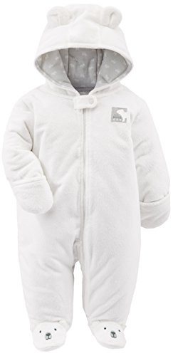 Simple Joys Kid's Baby Pram Ivory Bear Outerwear, Ivory, 0-3 Months | Amazon (US)