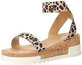 Yoki Women's BRENDA-10 Flat Sandal, Leopard, 6 | Amazon (US)