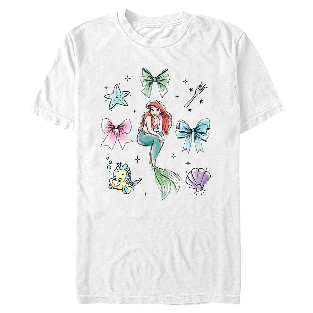 Ariel ''Bows'' T-Shirt for Adults – The Little Mermaid | Disney Store