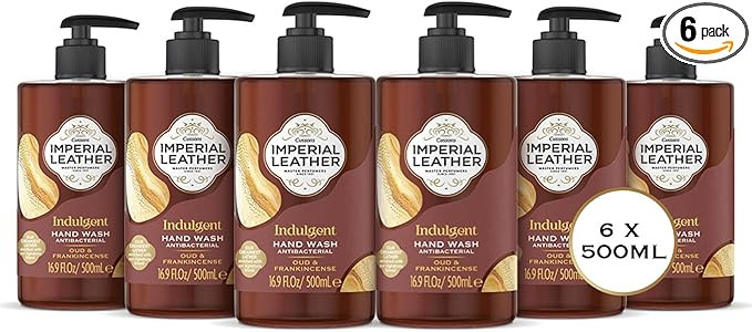Imperial Leather Indulgent Hand Wash, Oud & Frankincense, Antibacterial, Signature Oil Blend, Gen... | Amazon (UK)