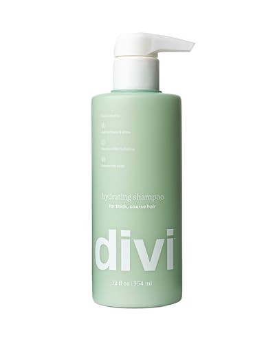 Divi Hydrating Shampoo for Women and Men - Gently Cleanses and Removes Scalp Buildup - Hydrates, Strengthens, and Nourishes Hair - Vegan, Cruelty-Free, Paraben-Free, 12 Fl Oz | Amazon (US)