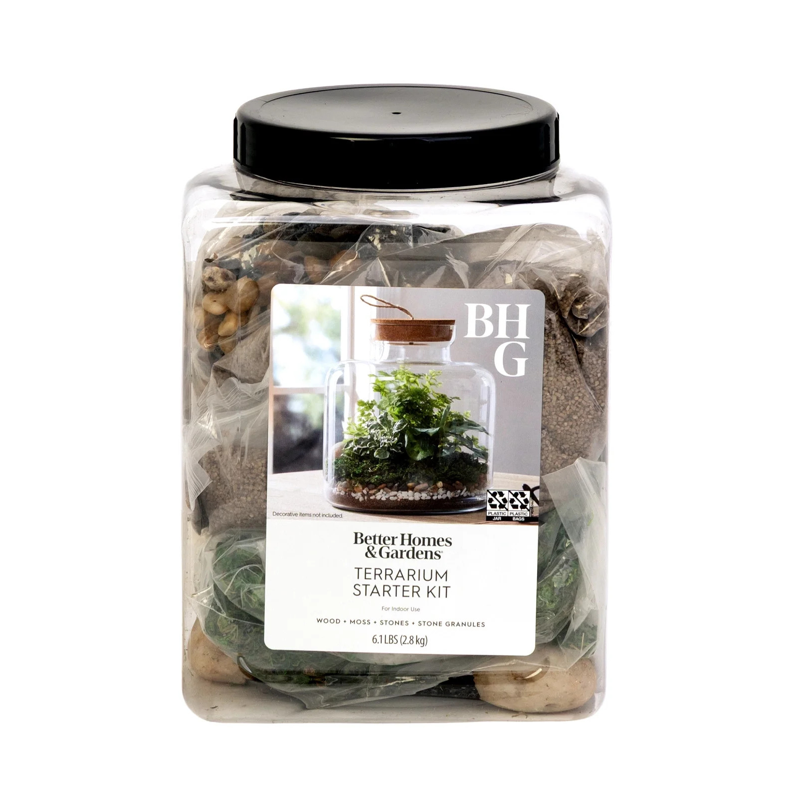 Better Homes & Gardens Terrarium Starter Kit for Indoor Plants | Walmart (US)