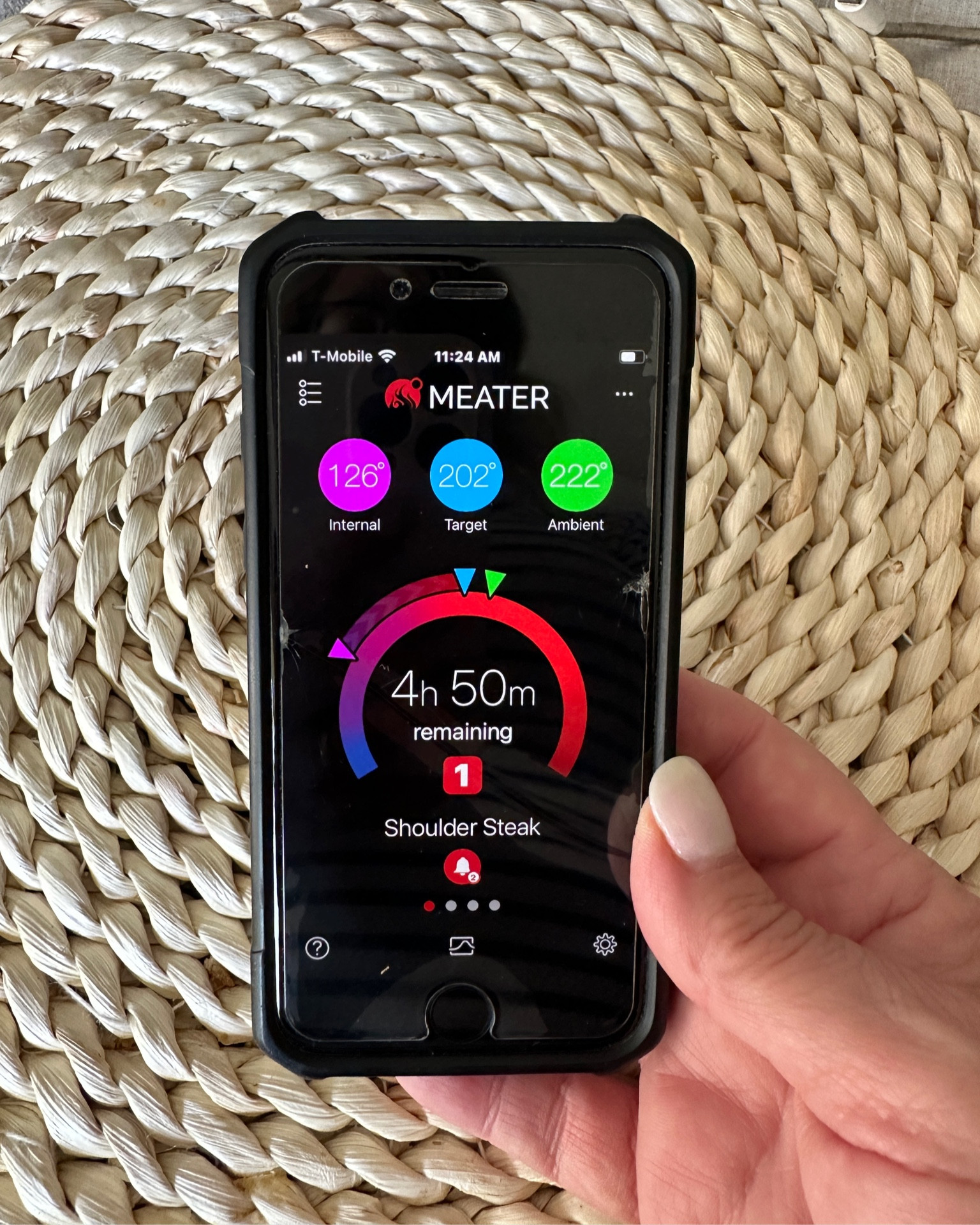 Get the perfectly cooked meat every time with the Meater. With the high cost of steak, chicken, and pork chops you don’t want to risk overcooking. So get this amazing temperature probe that links to your phone keeping you updated on the status of dinner - how long until it’s ready, the temperature, and more! Not sure the proper temp you need, no worries! Just enter what cut of meat it is!


#LTKhome #LTKunder100 #LTKFind