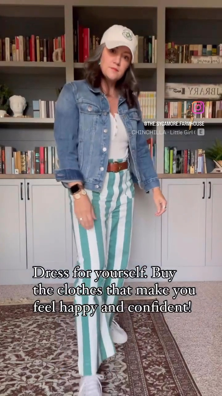 Fun clothes make me happy  

#LTKStyleTip #LTKOver40 #LTKWorkwear