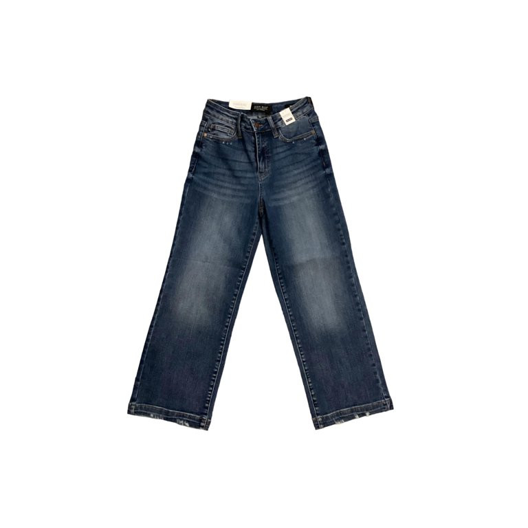 Judy Blue Cropped Wide Leg Jean - Walmart.com | Walmart (US)