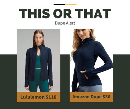 Dupe of the day!
Lululemon vs Amazon
$118 vs $36

#LTKstyletip #LTKsalealert #LTKfindsunder50