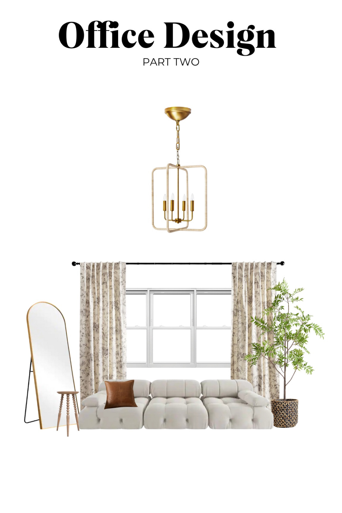 Office design for a client! This couch tho 😍
