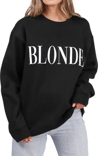 BRUNETTE the Label Blonde Big Sister Graphic Sweatshirt | Nordstrom | Nordstrom Canada