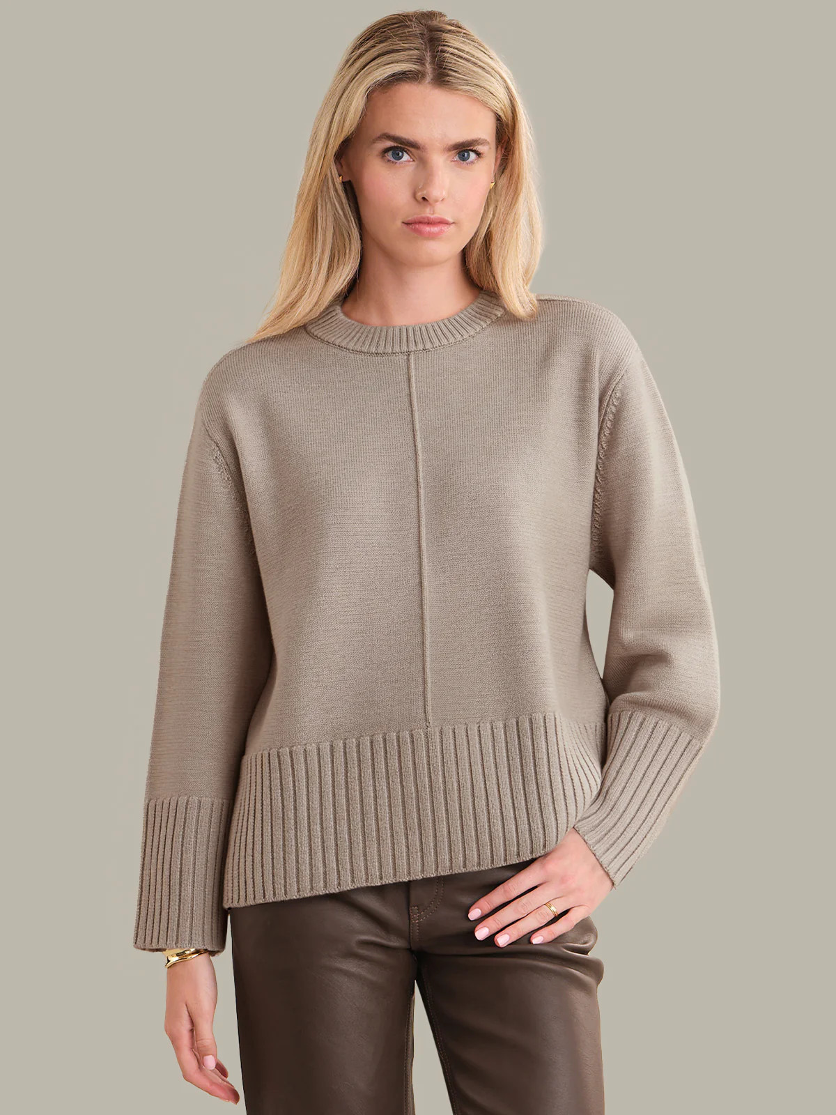 Maren: Cashmere Blend Crewneck Sweater | 525 America