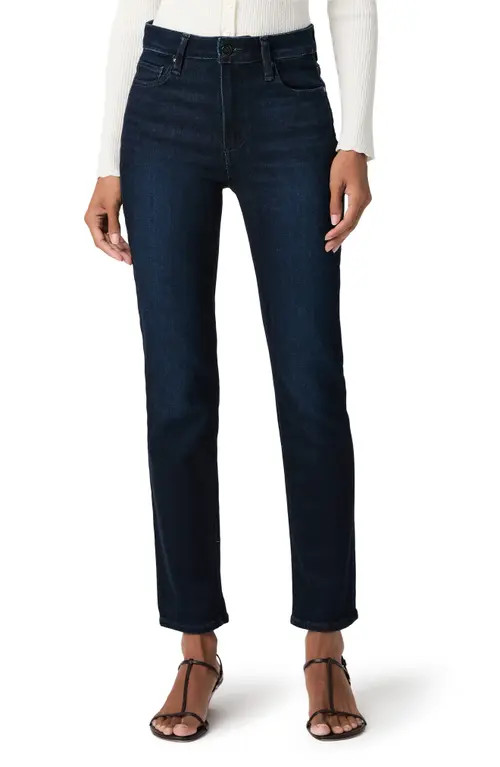 PAIGE Cindy High Waist Ankle Straight Leg Jeans in The Forum at Nordstrom, Size 28 | Nordstrom