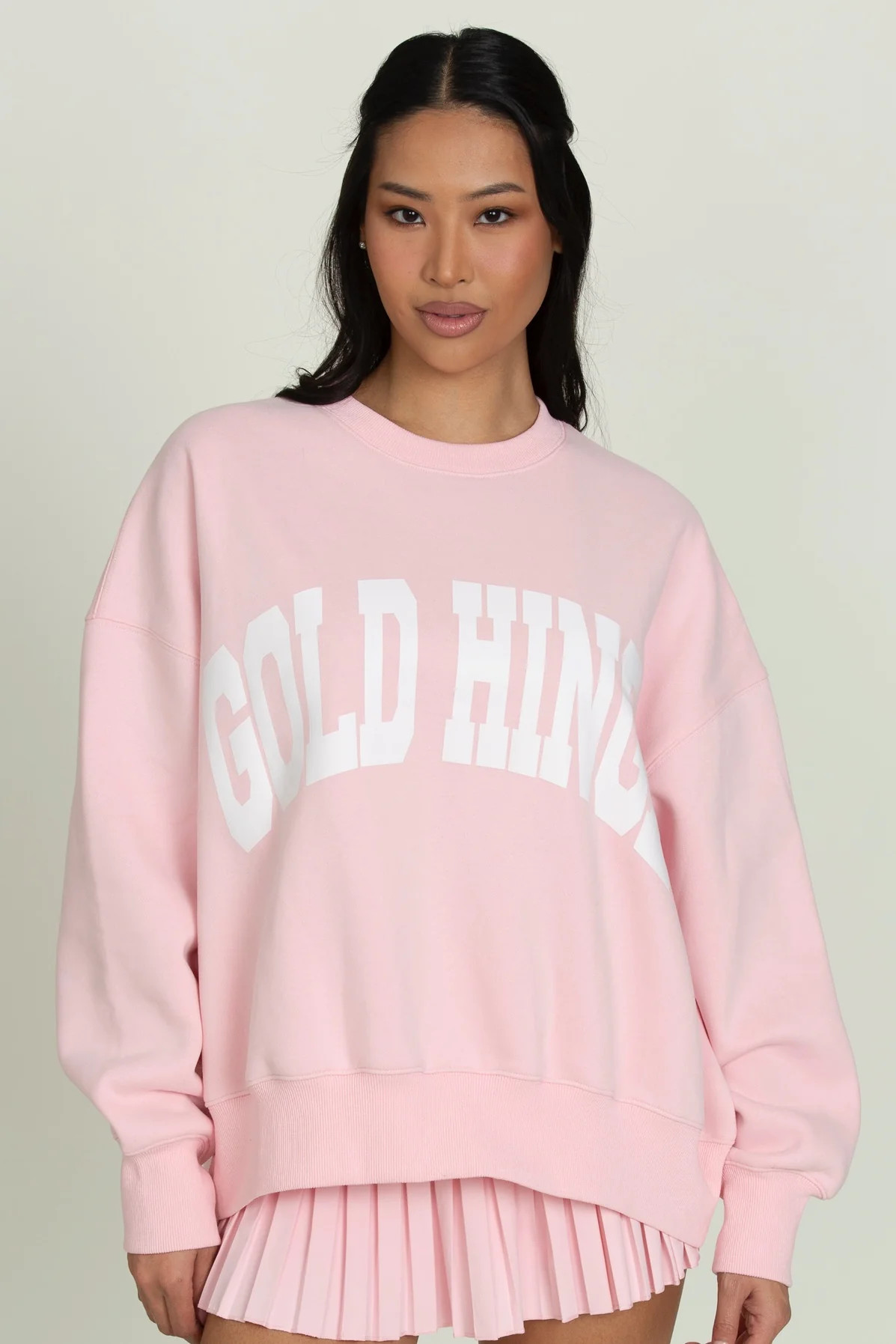 Almond Blossom GH Wide Arm Sweatshirt | Gold Hinge