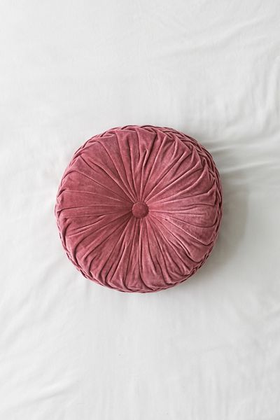 Round Pintuck Pillow | Urban Outfitters (US and RoW)