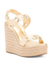 LARROUDE
Made In Brazil Leather Milan Espadrilles
$129.99  Compare At $330 
help
You’re saving $200! help
Color:Gold Metallic

Size: Size Chart
9
10
11


 
Free shipping on all orders of $89+ Use code SHIP89 >
Returns are free in store and easy by mail.
Exclusions apply. >  
Product Details click to collapse contents
gold tone quatrefoil accents, braided raffia platform wedge, pebbled finish, leather footbed, lightly padded footbed, slingback strap with buckle closure, grip sole
leather upper, man made sole
style #:4000347402
Shop Related Categories
Sandals  Heeled Sandals  The Designer Shop  Designer Shoes  Heels  Shoes  Women  Wedges  Espadrilles  Women's Shoes  Shoes
We Think You'll Love These
Add this product to your favorites

REVEAL DESIGNER
original price:129.99
Compare At compare at price: $330.00
Add this product to your favorites

REVEAL DESIGNER
original price:129.99
Compare At compare at price: $200.00
Add this product to your favorites

REVEAL DESIGNER
original price:129.99
Compare At compare at price: $200.00
Add this product to your favorites

REVEAL DESIGNER
original price:129.99
Compare At compare at price: $200.00
Add this product to your favorites

REVEAL DESIGNER
original price:129.99
Compare At compare at price: $315.00
Add this product to your favorites

REVEAL DESIGNER
original price:129.99
Compare At compare at price: $315.00
Add this product to your favorites

REVEAL DESIGNER
original price:129.99
Compare At compare at price: $315.00
Add this product to your favorites

REVEAL DESIGNER
original price:129.99
Compare At compare at price: $330.00
Add this product to your favorites

REVEAL DESIGNER
original price:129.99
Compare At compare at price: $300.00
Add this product to your favorites

REVEAL DESIGNER
original price:129.99
Compare At compare at price: $149.00
Add this product to your favorites

REVEAL DESIGNER
original price:129.99
Compare At compare at price: $315.00
Add this product to your favorites

REVEAL DESIGNER
original price:129.99
Compare At compare at price: $330.00
Frequently Bought Together
Add this product to your favorites

7 FOR ALL MANKIND
original price:79.99
Compare At compare at price: $133.00
Add this product to your favorites

LA MODA
original price:29.99
Compare At compare at price: $60.00
Add this product to your favorites

FREE PEOPLE MOVEMENT
original price:49.99
Compare At compare at price: $72.00
Add this product to your favorites

REVEAL DESIGNER
original price:129.99
Compare At compare at price: $149.00
Add this product to your favorites

REVEAL DESIGNER
original price:149.99
Compare At compare at price: $350.00
Add this product to your favorites

REVEAL DESIGNER
original price:129.99
Compare At compare at price: $330.00
Add this product to your favorites

LA CANADIENNE
original price:129.99
Compare At compare at price: $225.00
Add this product to your favorites

REVEAL DESIGNER
original price:149.99
Compare At compare at price: $350.00
Add this product to your favorites

DEE OCLEPPO
original price:79.99
Compare At compare at price: $160.00
Add this product to your favorites

REVEAL DESIGNER
original price:129.99
Compare At compare at price: $330.00
Add this product to your favorites

DEE OCLEPPO
original price:79.99
Compare At compare at price: $160.00
Add this product to your favorites

REVEAL DESIGNER
original price:129.99
Compare At compare at price: $330.00
Recently Viewed
Add this product to your favorites

TORN BY RONNY KOBO
original price:49.99
Compare At compare at price: $83.00
 | Marshalls