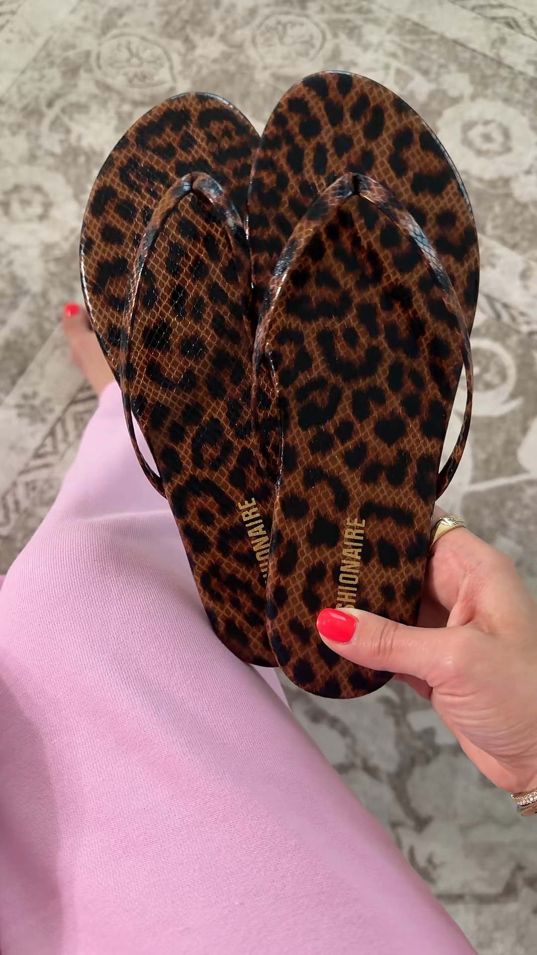 Leopard flip flops on sale! 
True to size 

#LTKSaleAlert #LTKMothersDay