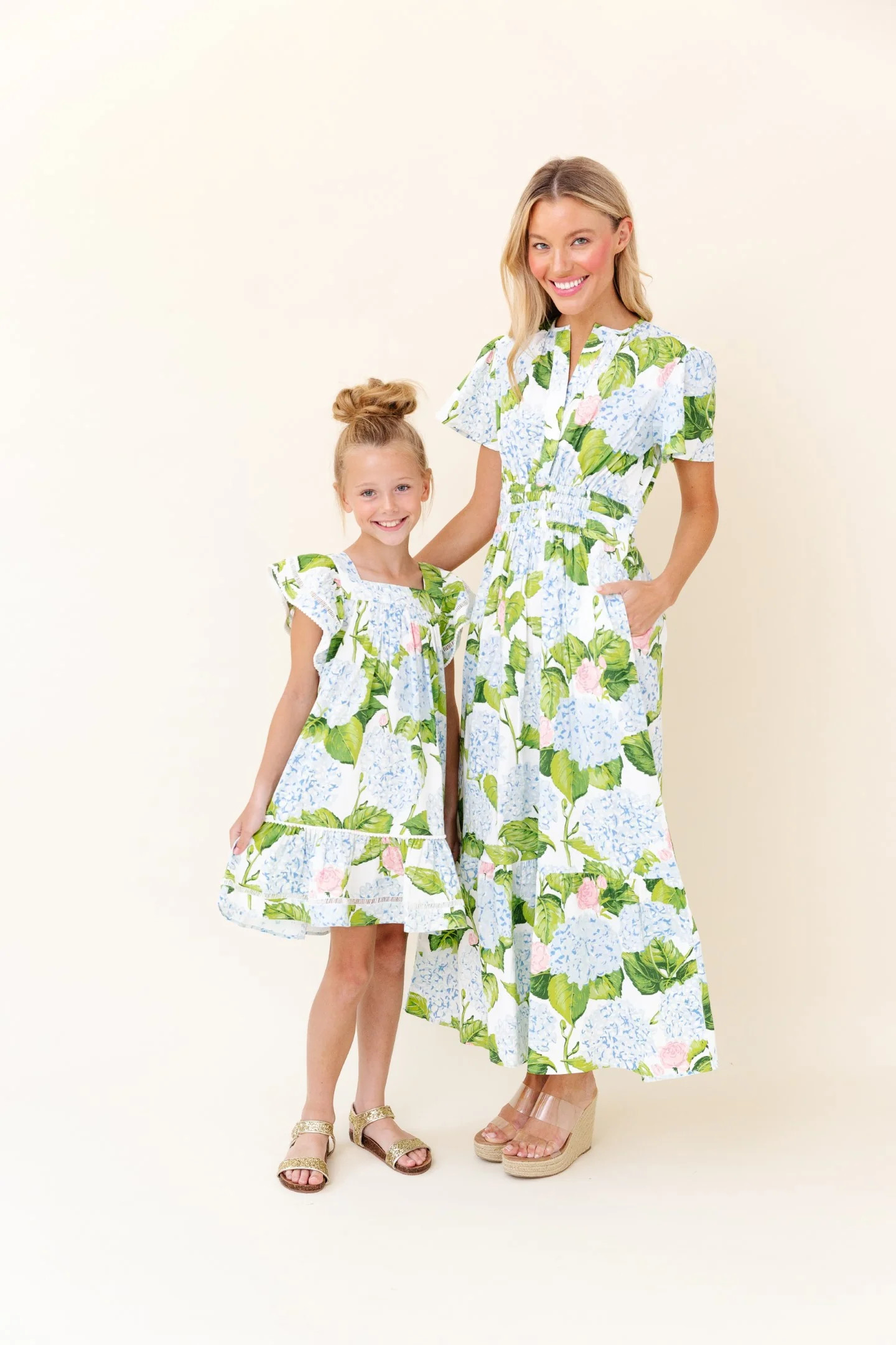 Sheridan French I Spring 2024 I Poppy Dress in Classic Hydrangea | Sheridan French