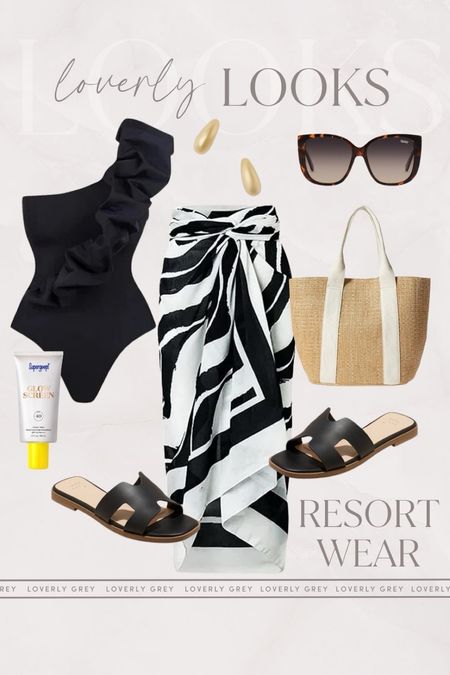 Loverly Grey resort wear outfit idea. I love this Amazon swimsuit and matching cover up. 

#LTKSeasonal #LTKtravel #LTKstyletip