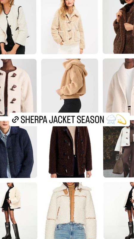Sherpa jackets 🧸

#LTKworkwear #LTKSeasonal #LTKfindsunder100