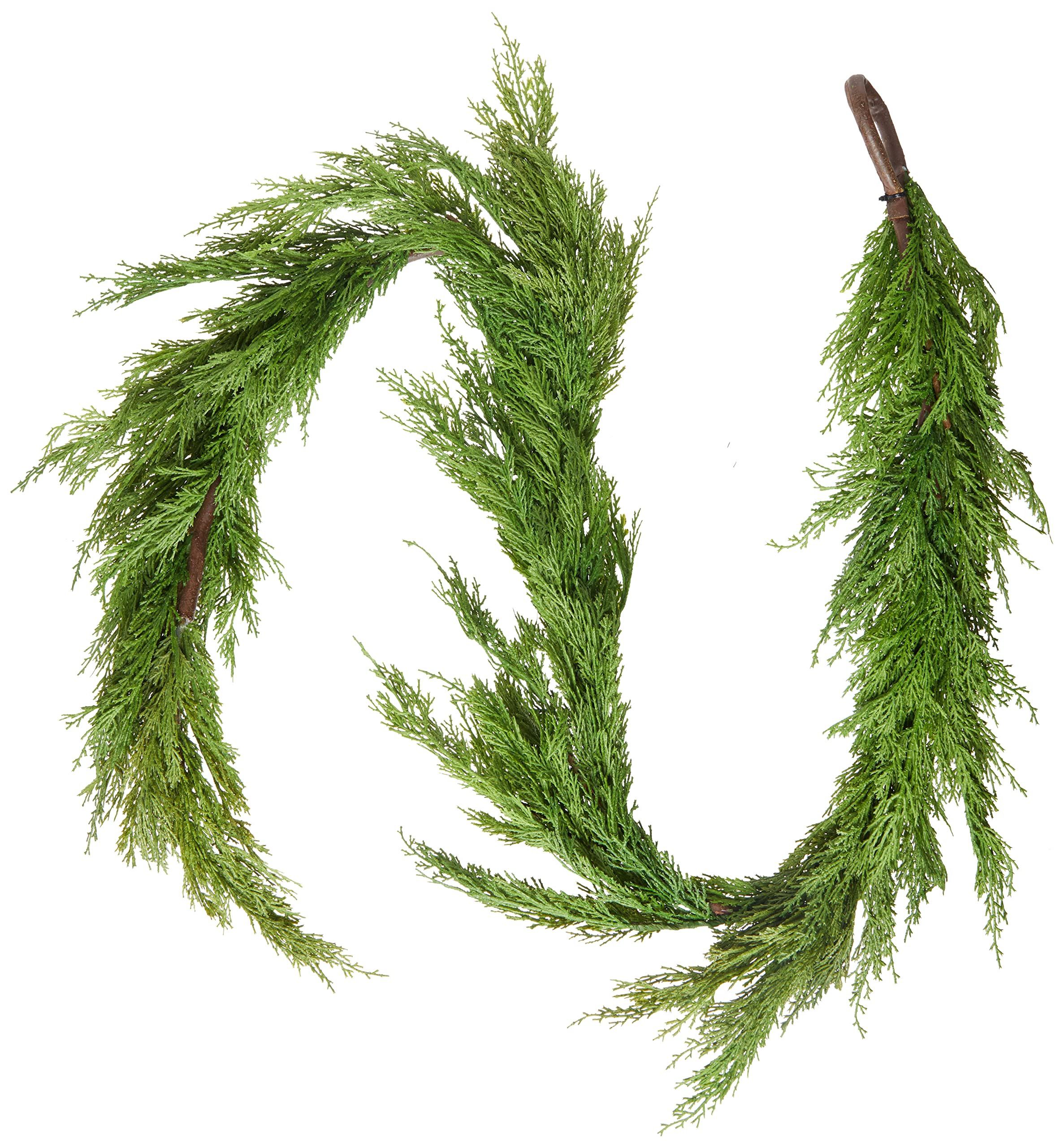 Worth Imports 6' Artificial Evergreen Cedar Garland | Amazon (US)