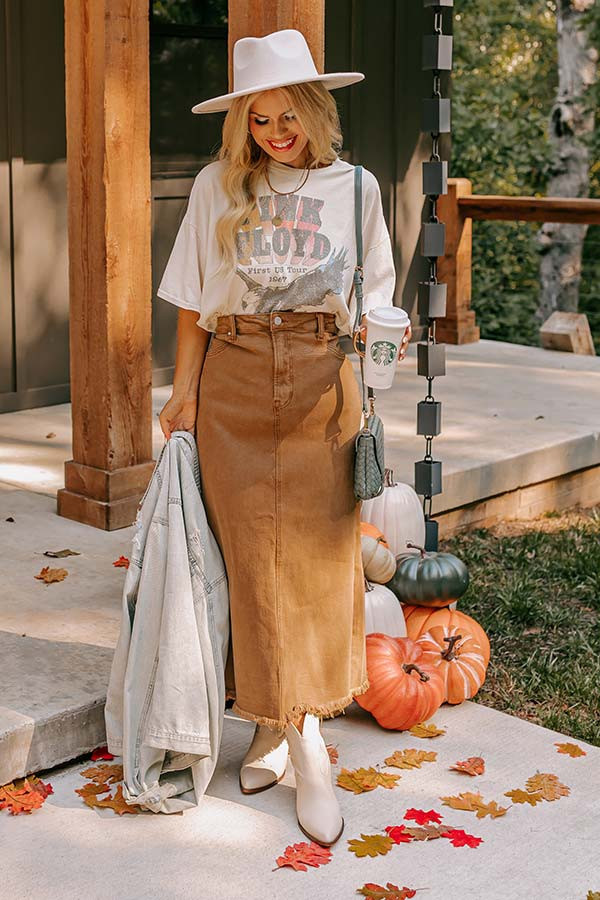 Risen The Raleigh Denim Skirt Curves | Impressions Online Boutique