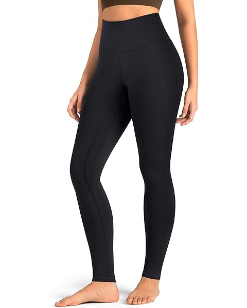 Colorfulkoala Dreamlux No Front Seam Leggings for Women 25"/28" Inseam, High Waisted Buttery Soft... | Amazon (US)