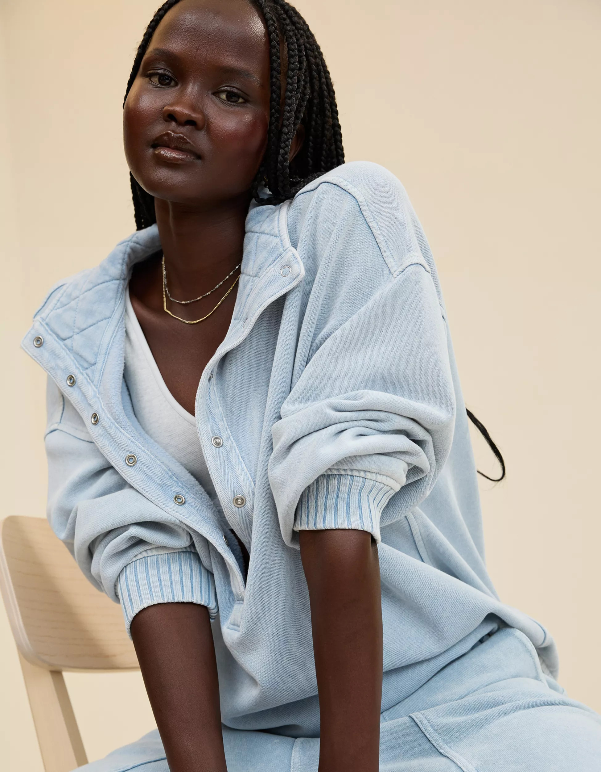 Aerie Oh Snap! Sweatshirt | American Eagle Outfitters (US & CA)