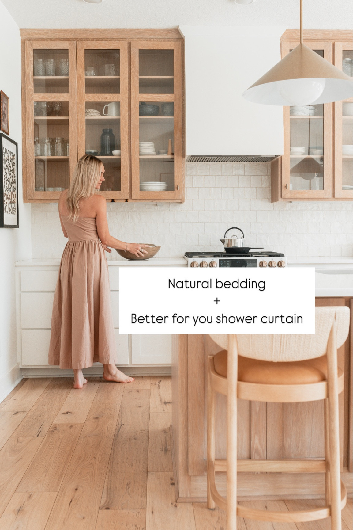 Natural & Easy Home Swaps
Small changes.
Less exposure.

Swap your bedding.
Polyester is treated with chemicals that off-gas while you sleep.

Linen or cotton = breathable, natural, and free.

Ditch the plastic liner.
PVC curtains can release 100+ VOCs in weeks.

Fabric curtains don’t off-gas—and feel better too.

Dress also linked. 🙌🏼🥳

#LTKHome #LTKSeasonal #LTKSummerEdit