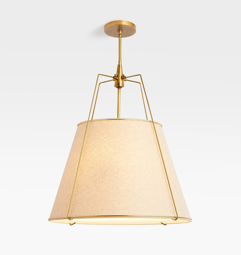 24" Conical Drum Pendant | Rejuvenation