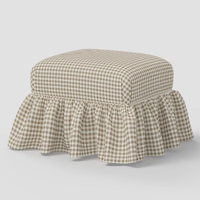 Ruffle Skirt Ottoman - Threshold™ designed with Studio McGee | Target