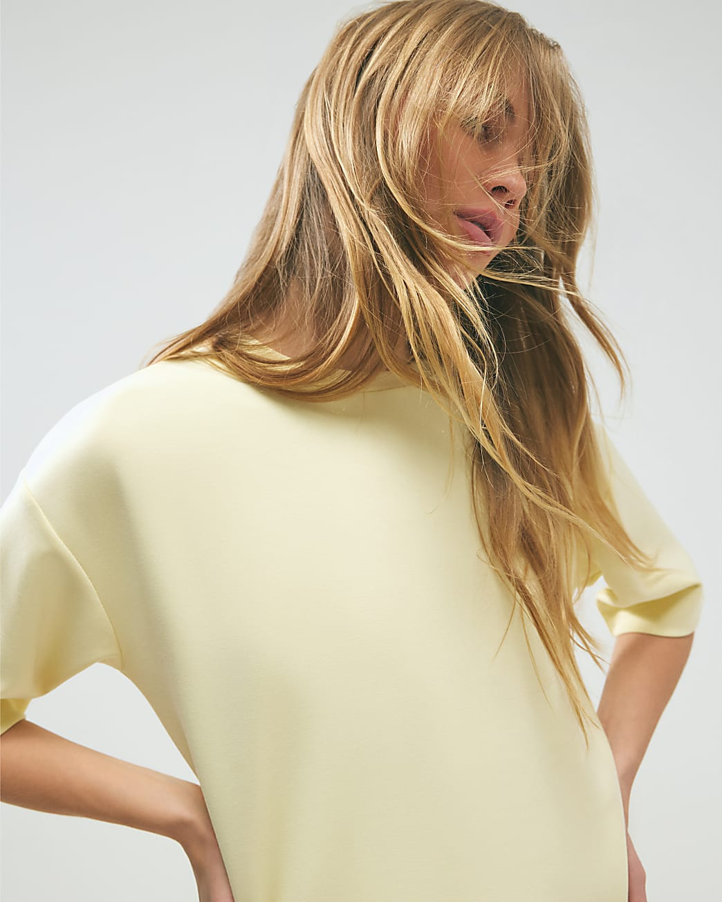 Yellow Premium Short Sleeve Boxy T-Shirt | River Island UK & IE