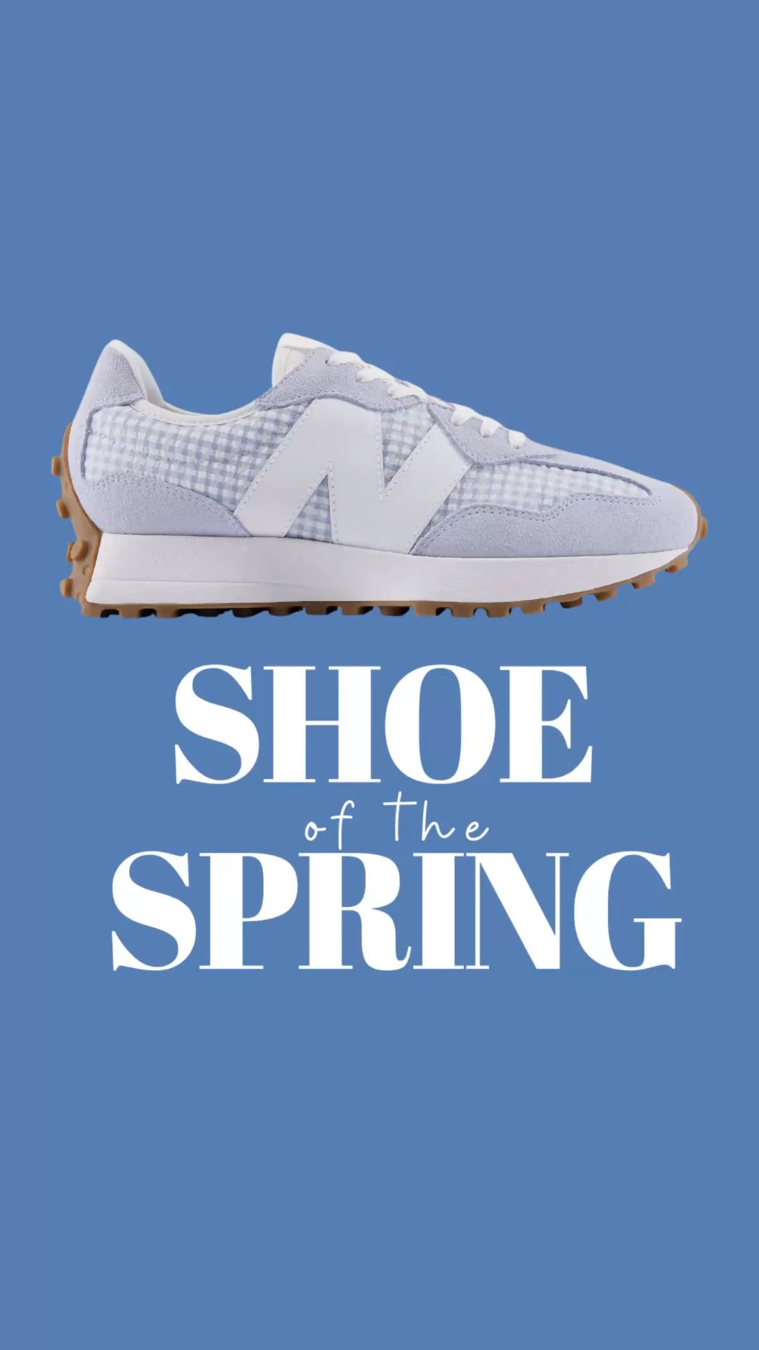 Spring’s it sneaker is back… and yes, it already sold out once. 💙

The gingham French blue New Balance tennis shoe is that rare mix of classic + playful—coastal, effortless, and instantly pulled together. Style it with denim, linen, or a breezy dress and you’re done.

If you’ve been searching for blue gingham sneakers, spring sneakers for women, or an elevated everyday shoe, this is the one everyone’s grabbing.

Don’t wait on this—if you missed it the first time, now’s your chance 😉

#LTKmomlife #LTKActive