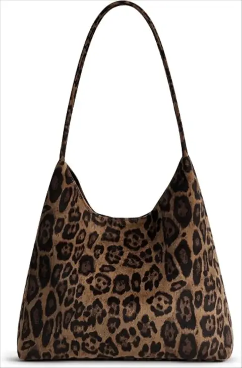 Shoulder Bag for Women, Small Faux Suede Purse, Slouchy Hobo Bags Trendy