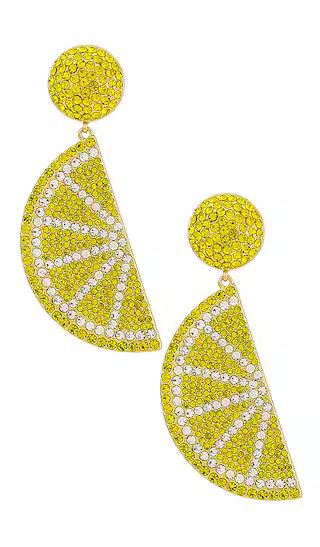 Caspian Earring in Lemon Yellow | Revolve Clothing (Global)