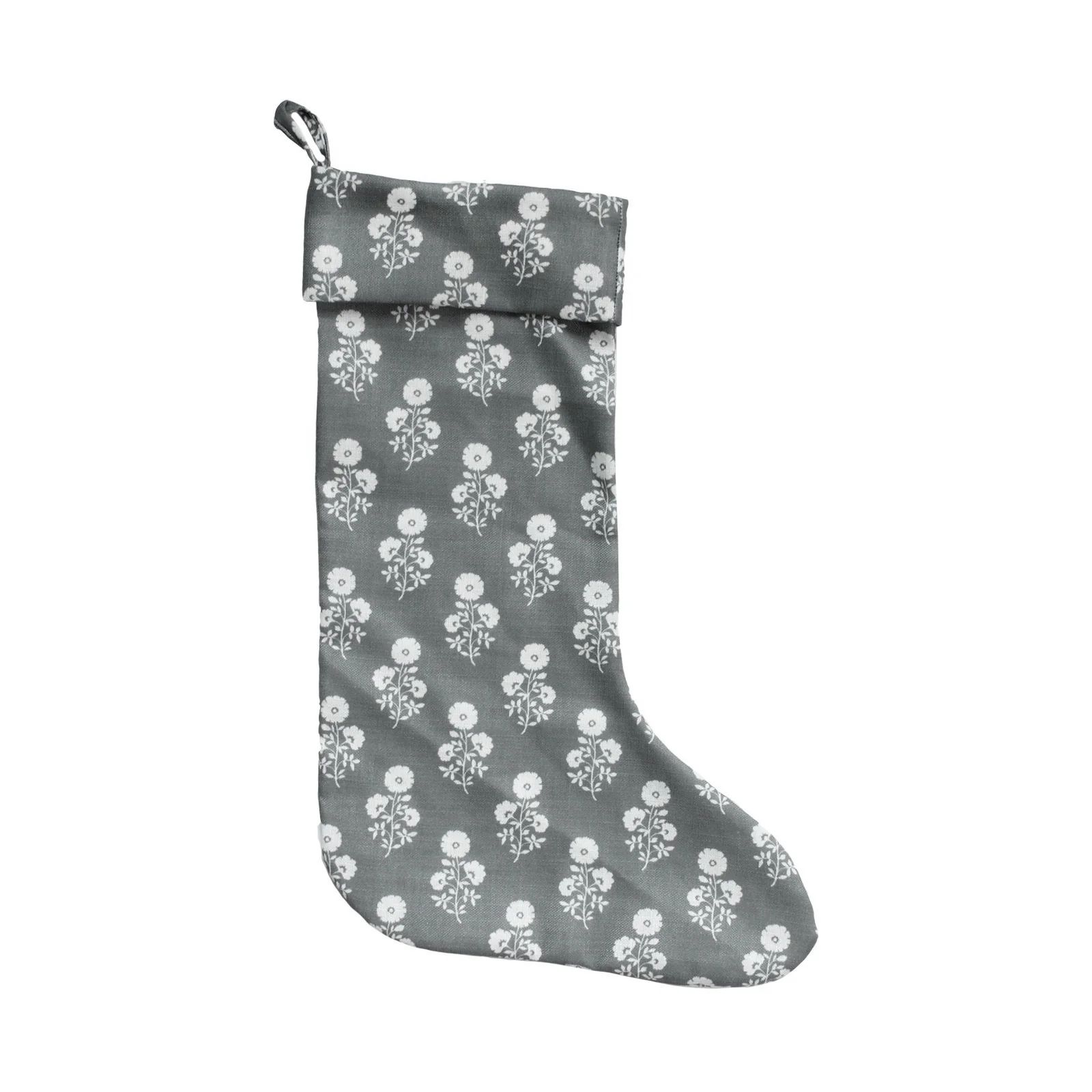 Julia Floral Stocking in Charcoal | Brooke and Lou