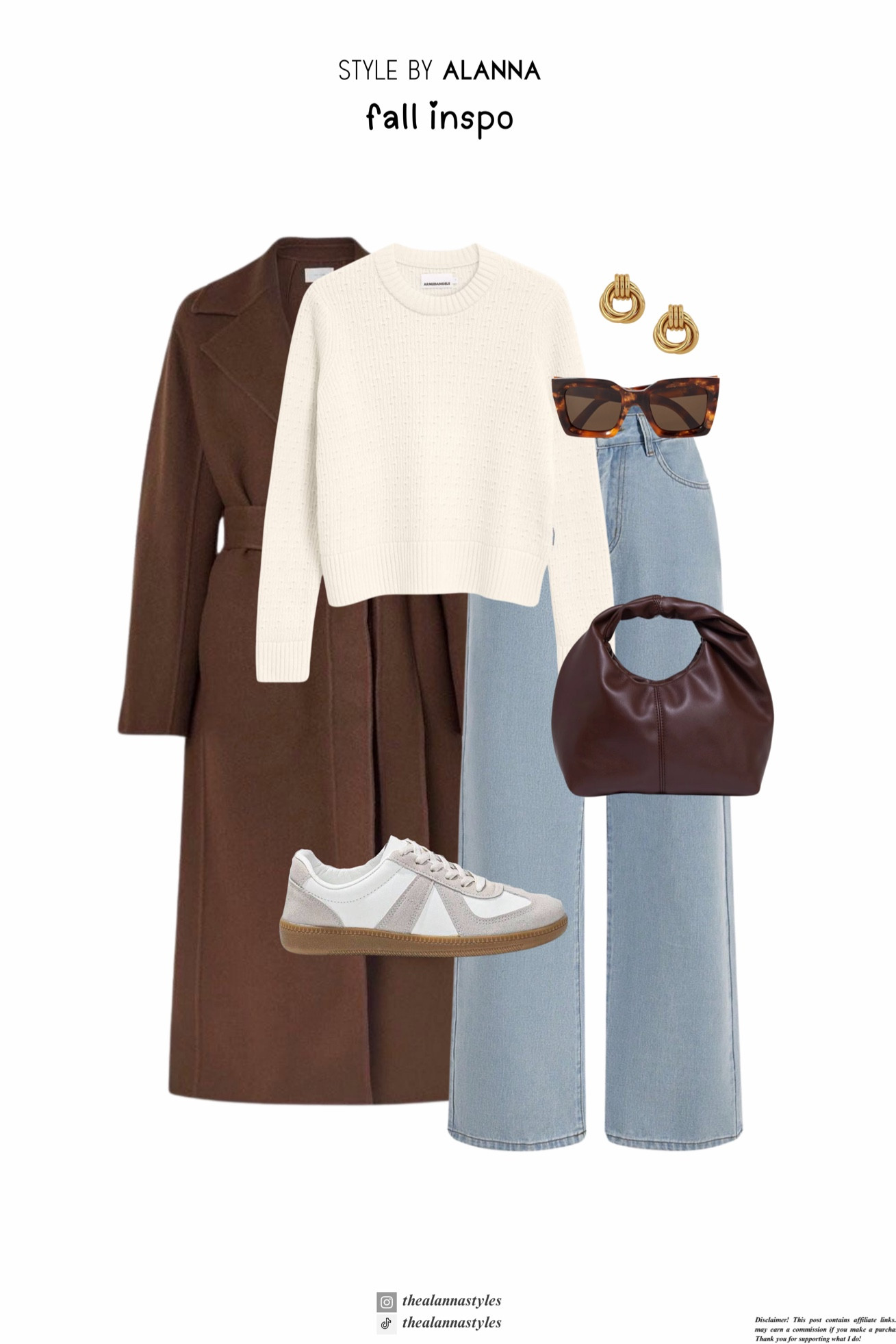 fall, fall fit, long coat, baguette bag, sneakers, sweater, brown aesthetics, fall style, coat

#LTKFall #LTKFallGuide 

#LTKSeasonal #LTKStyleTip #LTKHoliday