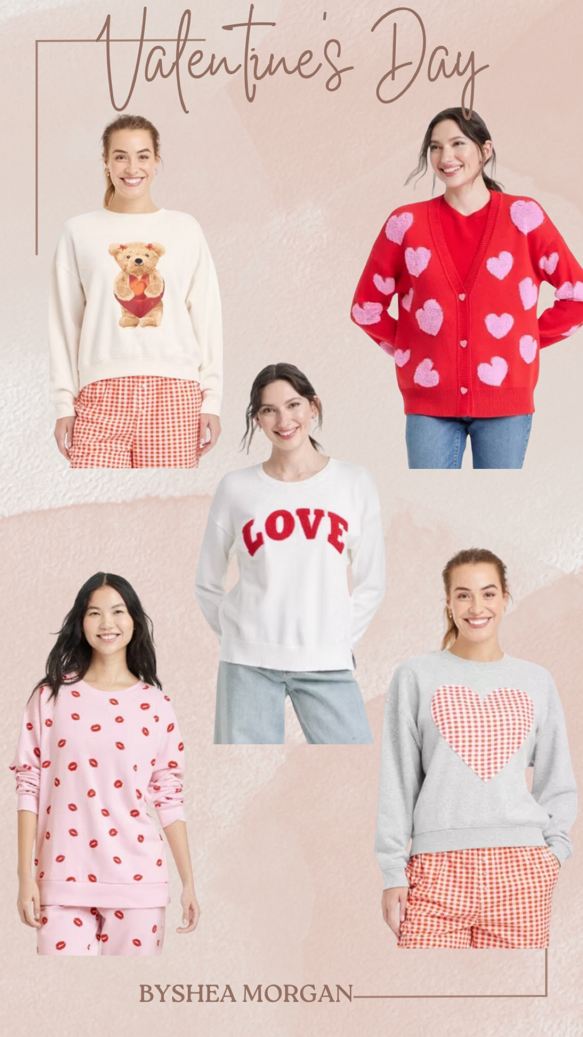 Valentine’s Day sweatshirts from Target!