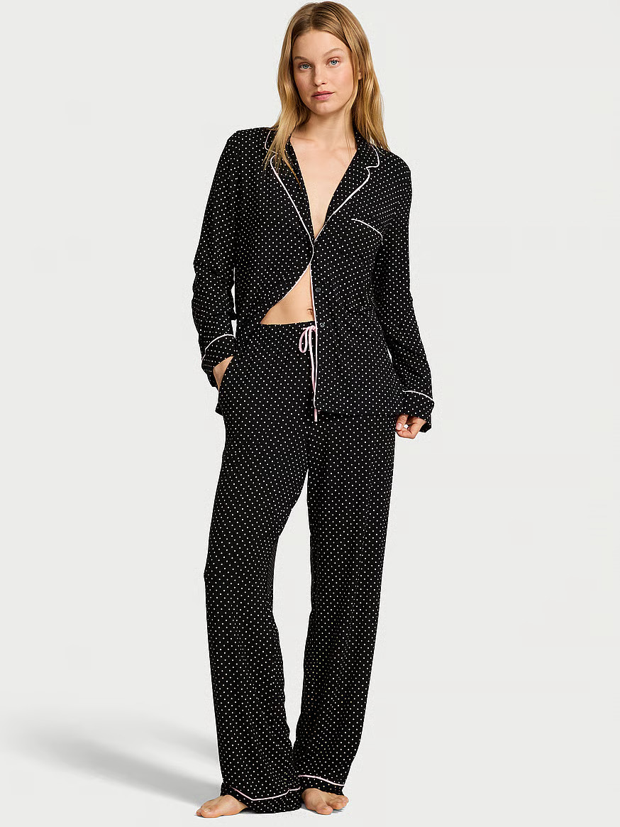 Buy Modal Soft Long Pajama Set, Print - Order Pajamas Sets online - Victoria's Secret US | Victoria's Secret (US / CA )