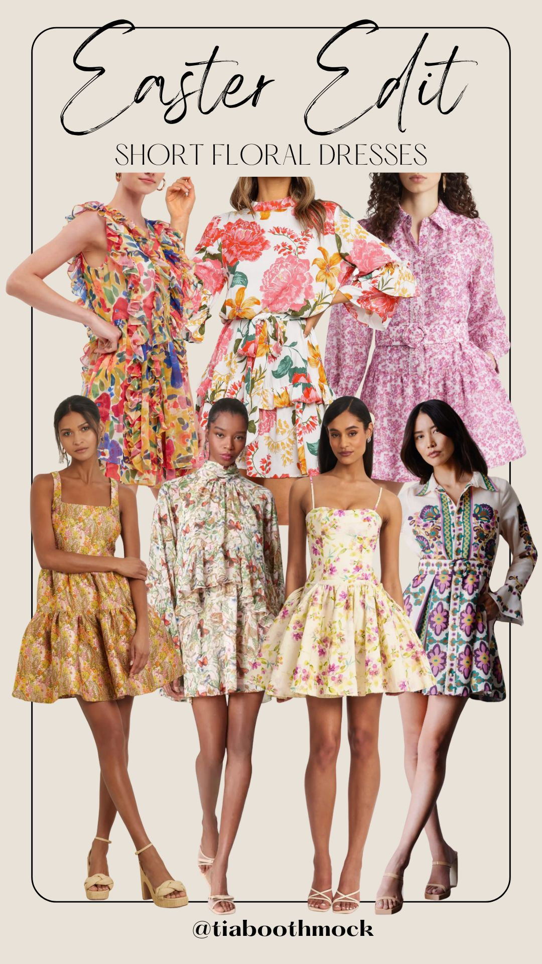 The ultimate short floral dresses for Easter 🌷 perfect for spring styling, weekend brunch, or a dressed-up date night! 

#LTKgrwm #LTKSeasonal #LTKootd